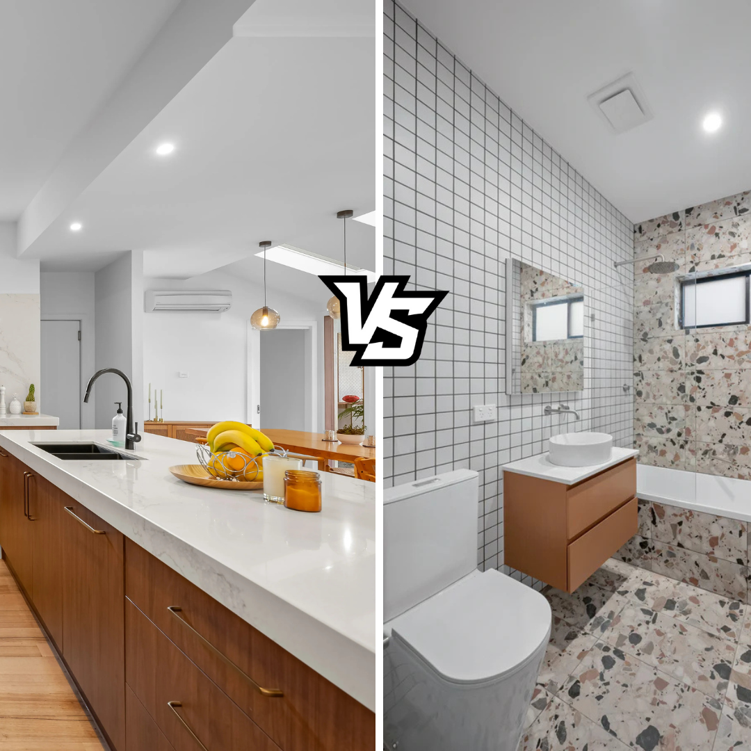 Bathroom vs. Kitchen Renovations: Key Differences and What to Expect