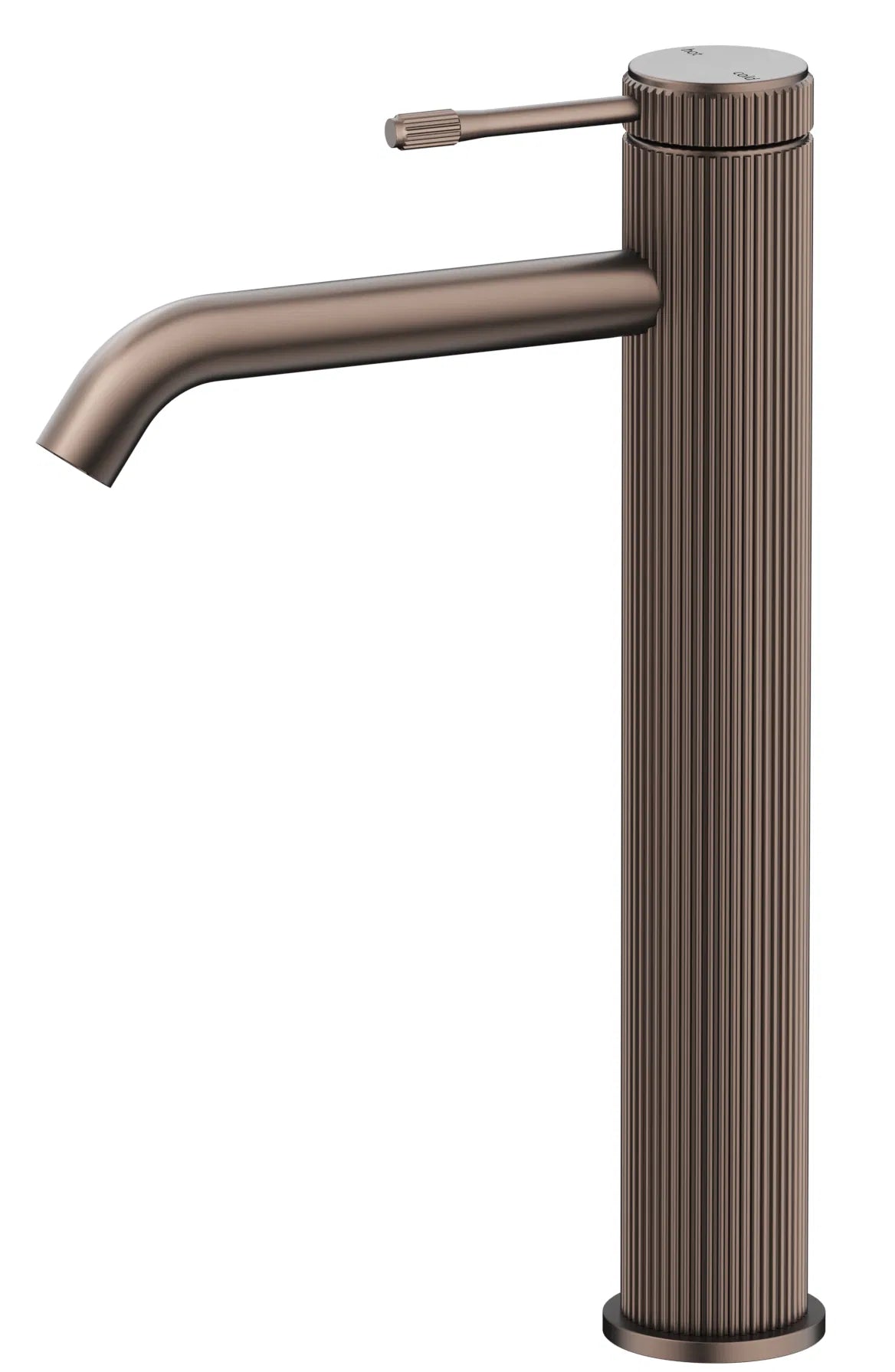Mica Fluted Tall Basin Mixer - Black