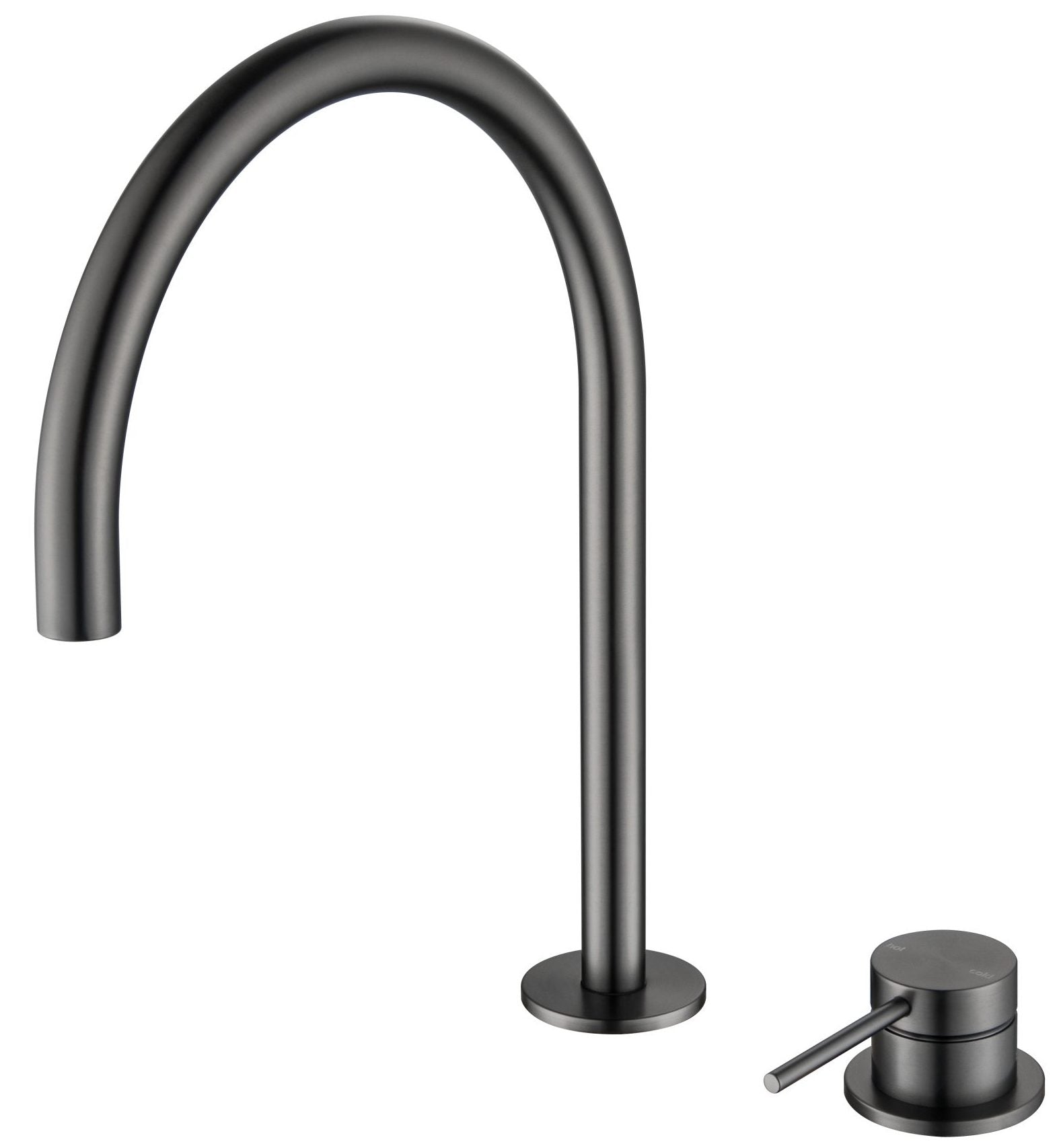 Mica Gooseneck Hob Sink/Basin Mixer Set