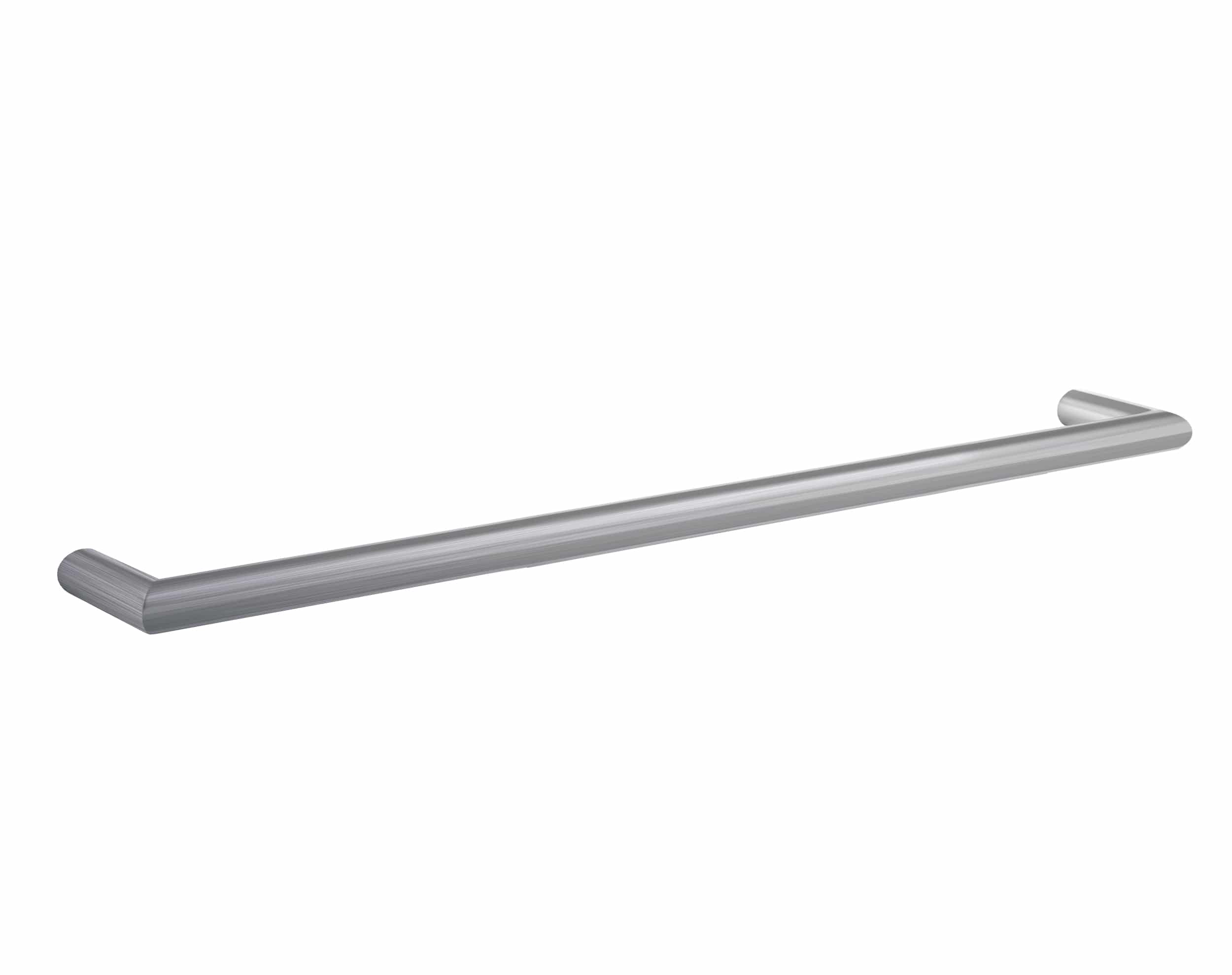 DSR8 Round Single Bar Polished Heated Towel Rail