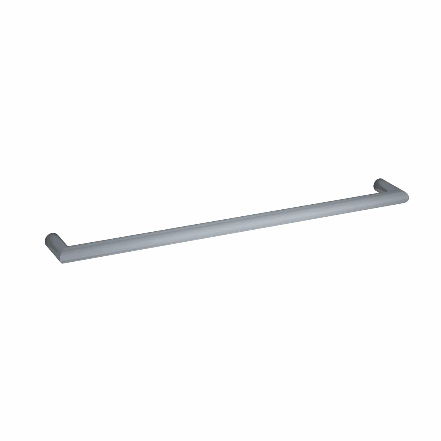 DSR8 Round Single Bar Polished Heated Towel Rail