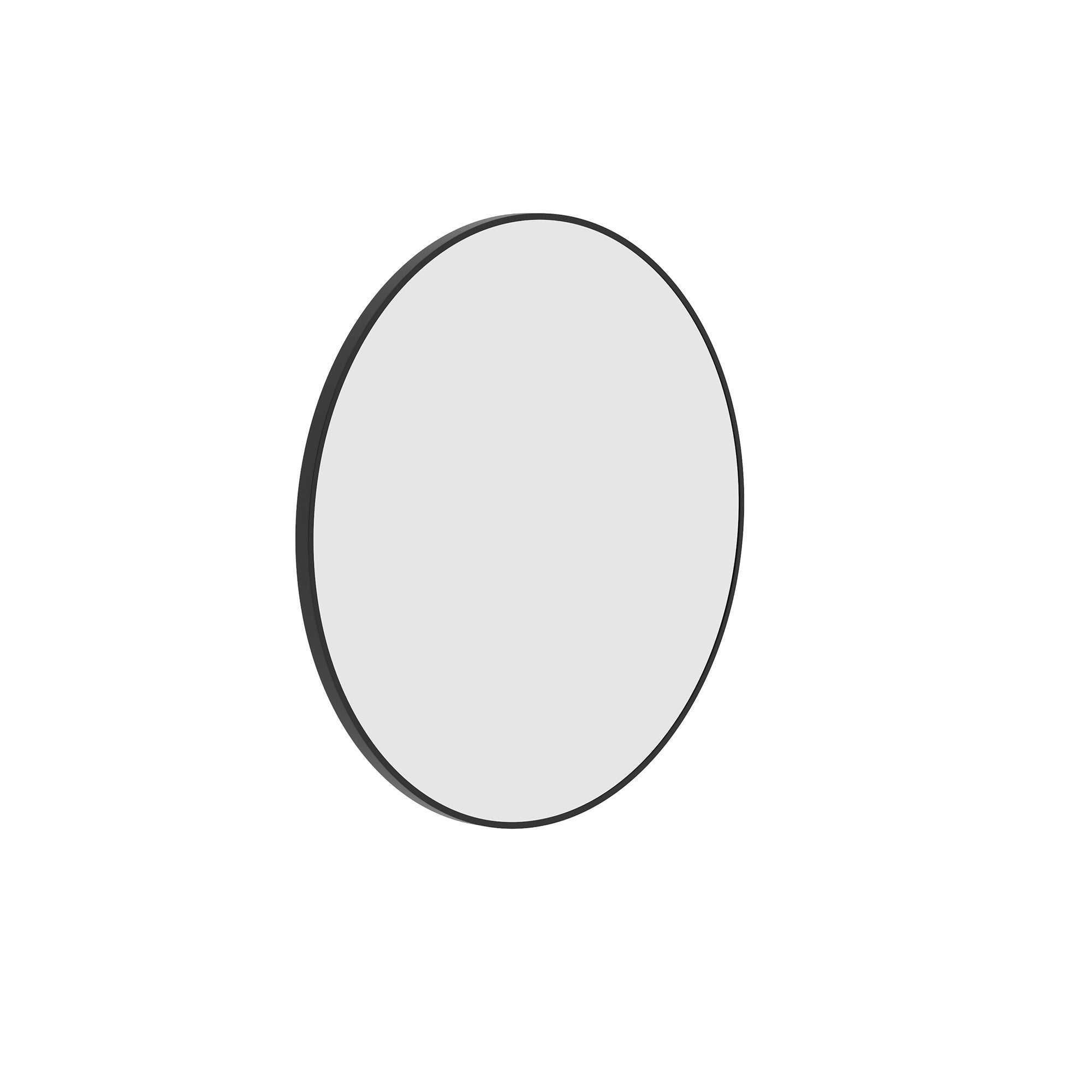 GR6060B Round Black Framed Mirror