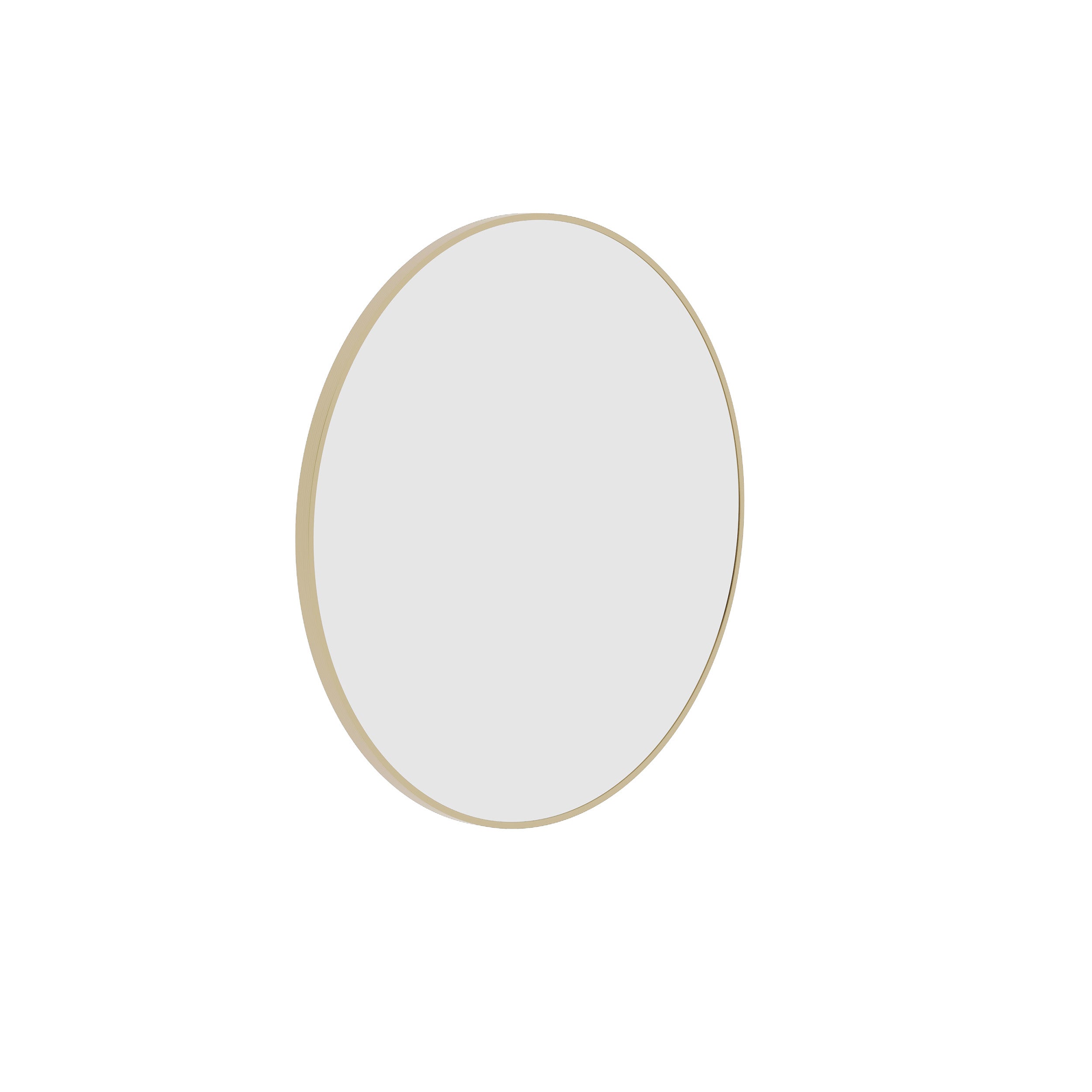 GR6060G Round Gold Framed Mirror