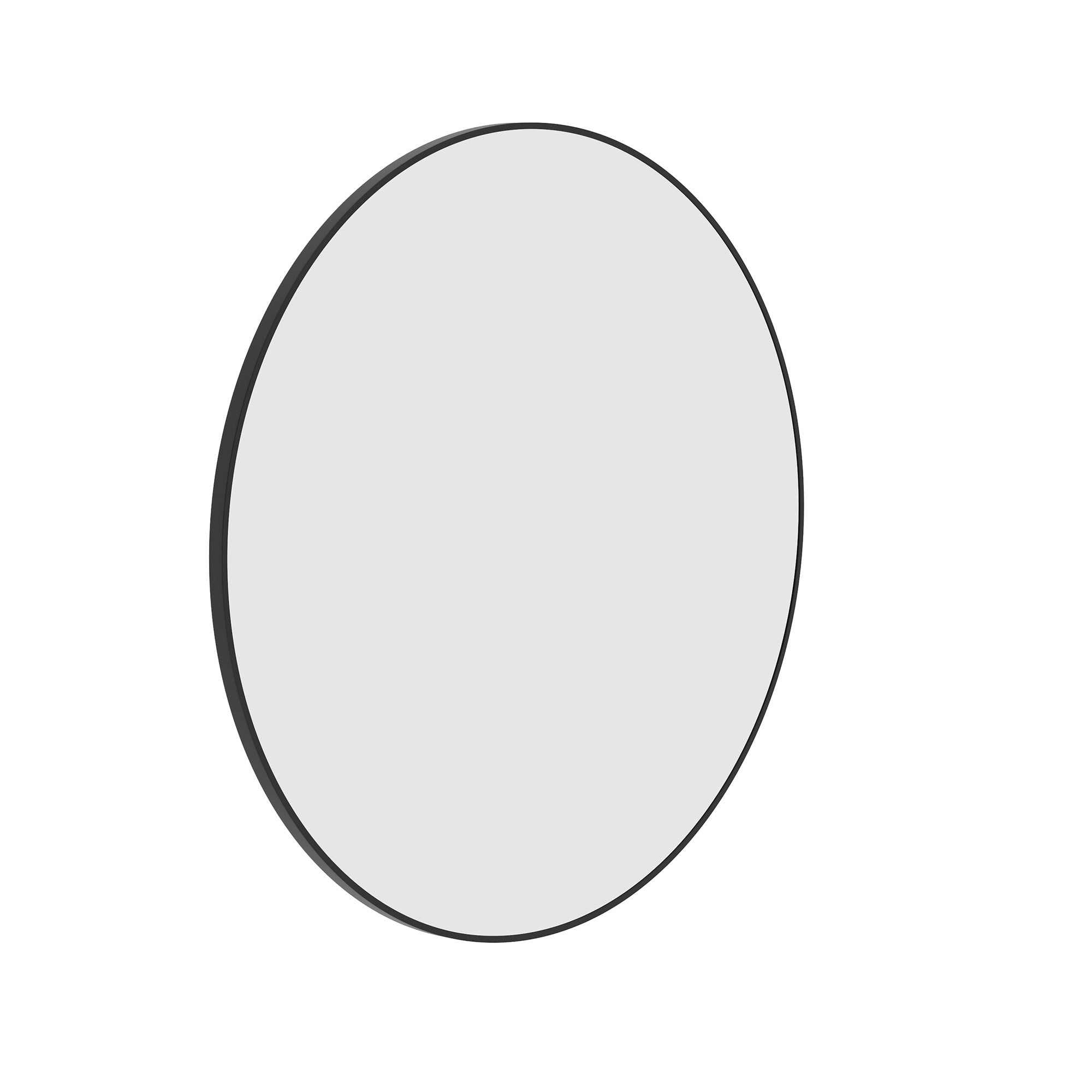 GR9090B Round Black Framed Mirror