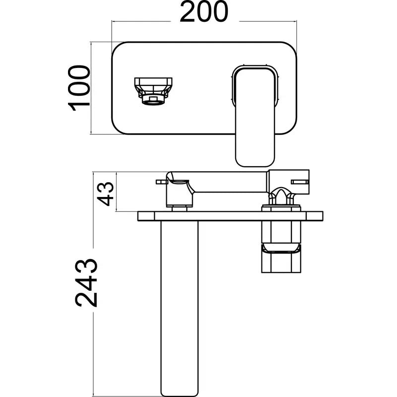 Seto Wall-Spout Combo