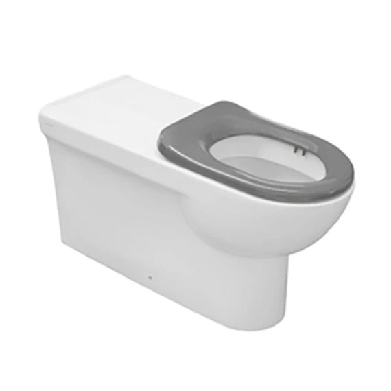 Life Assist wall faced Pan P trap incl blue SF seat & STND CNCTR