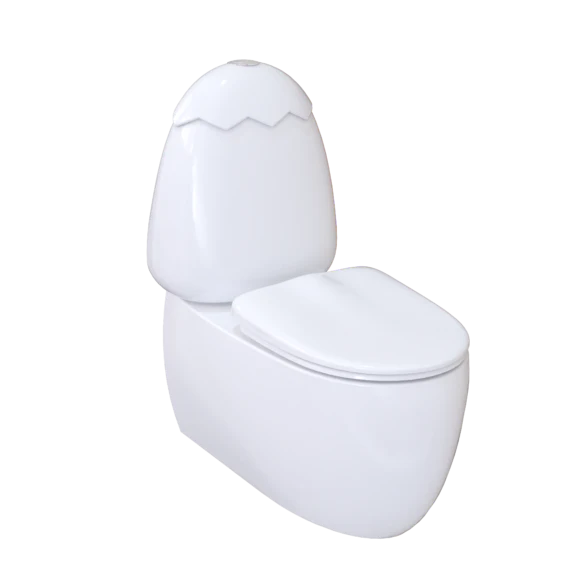 Egg Junior II Back To Wall Toilet Suite for Children with Cistern Lid