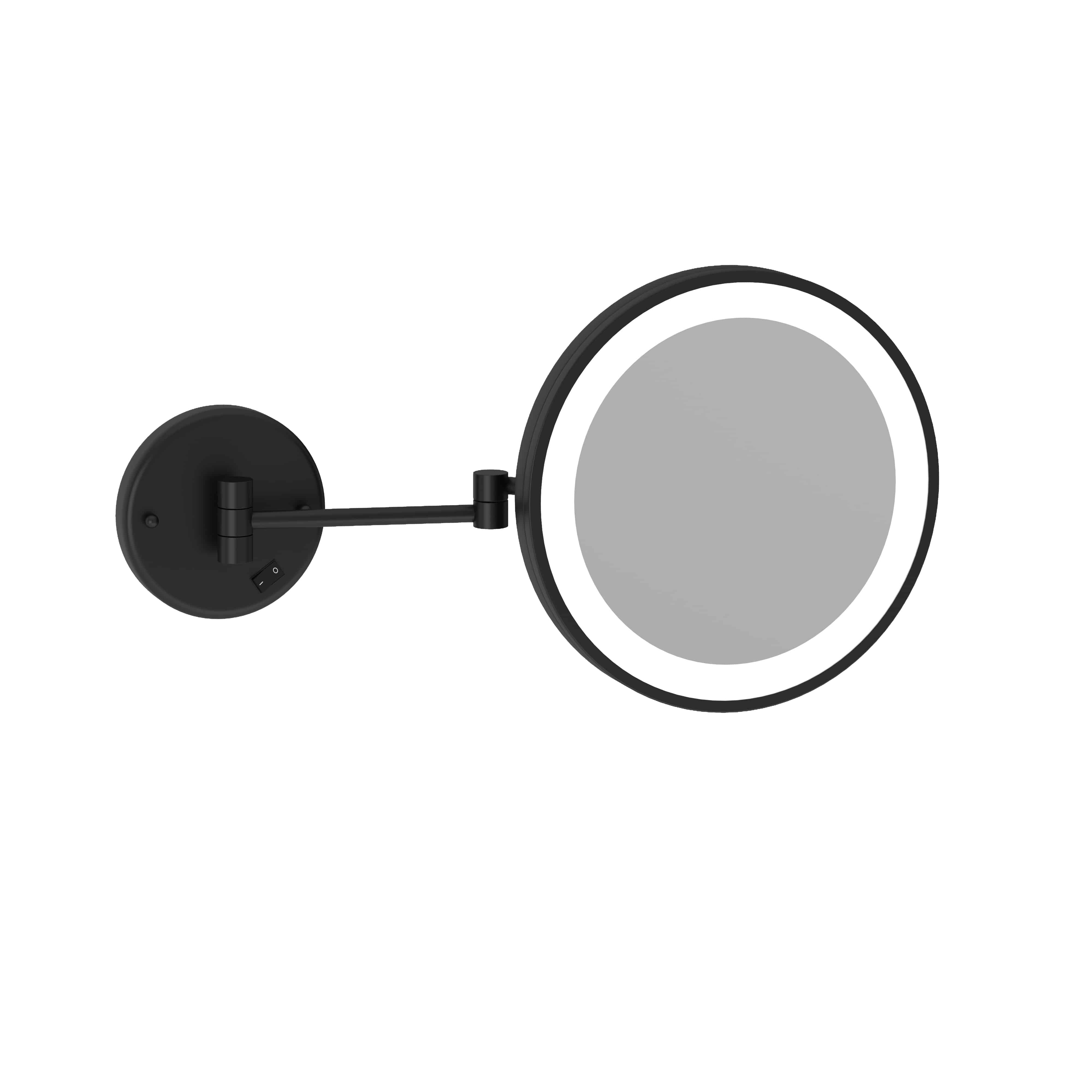 L252CSMCB 3x Magnified Lit Mirror Matt Black