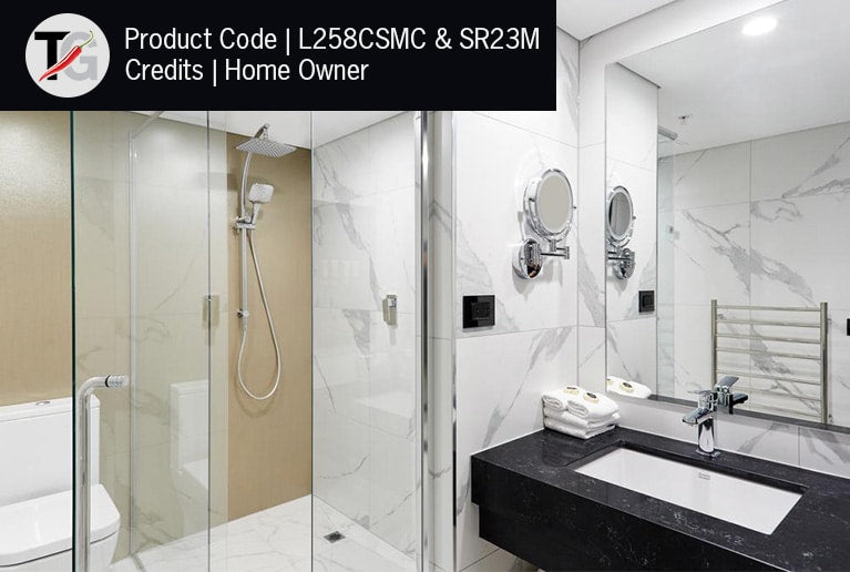 L258CSMC 1&8x Magnification Mirror with Light