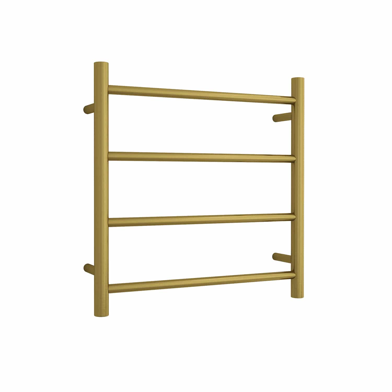 SR25M Straight Round Polished Ladder Heated Towel Rail