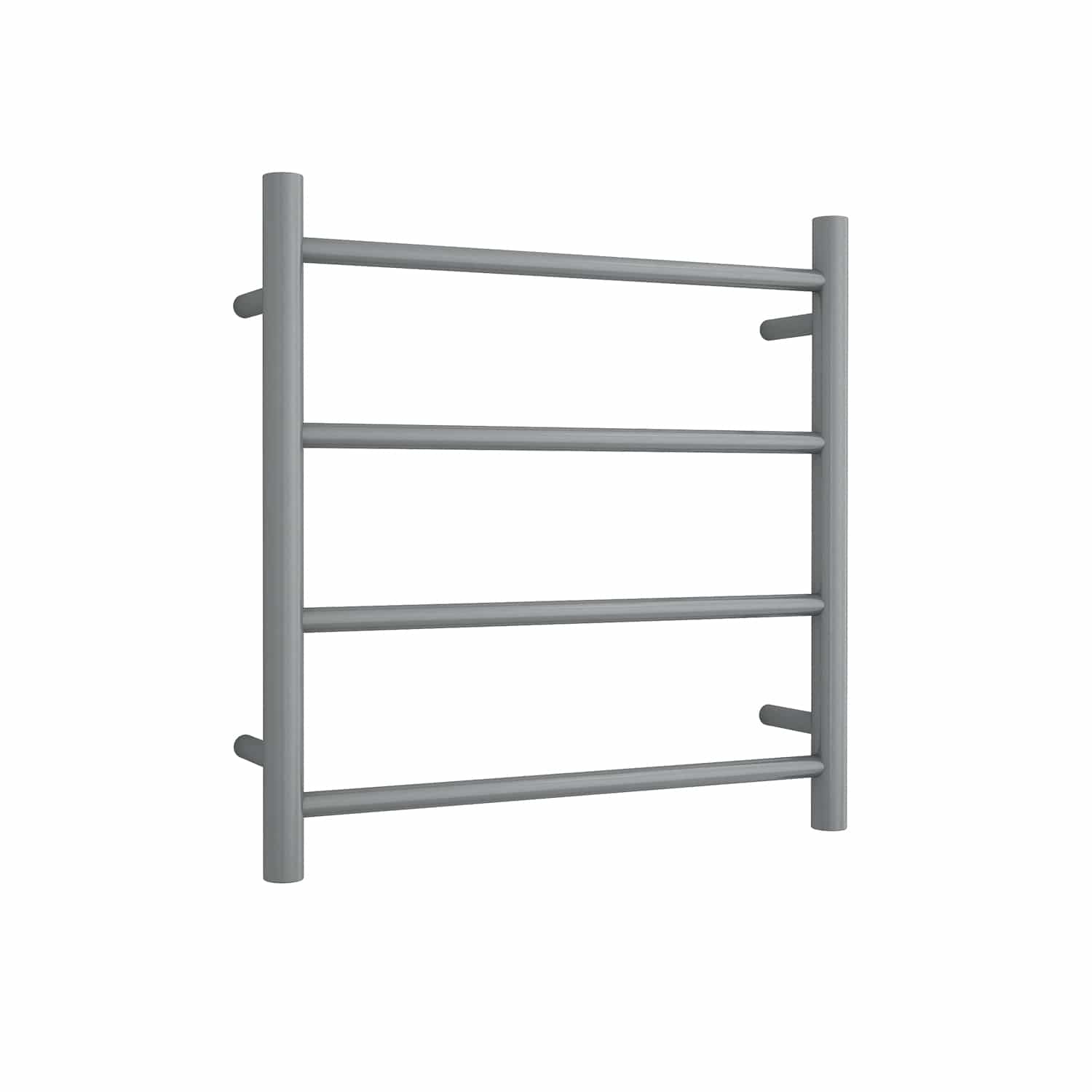 SR25M Straight Round Polished Ladder Heated Towel Rail