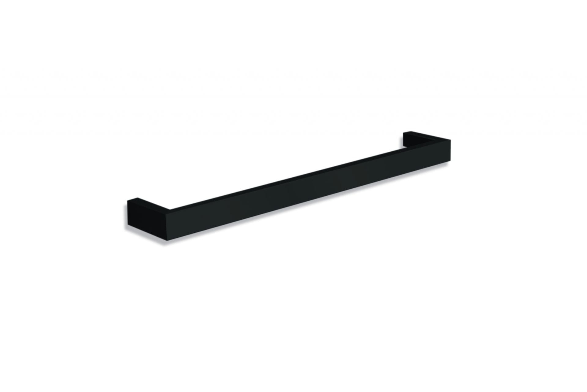DSS6 Square Single Bar Polished Heated Towel Rail