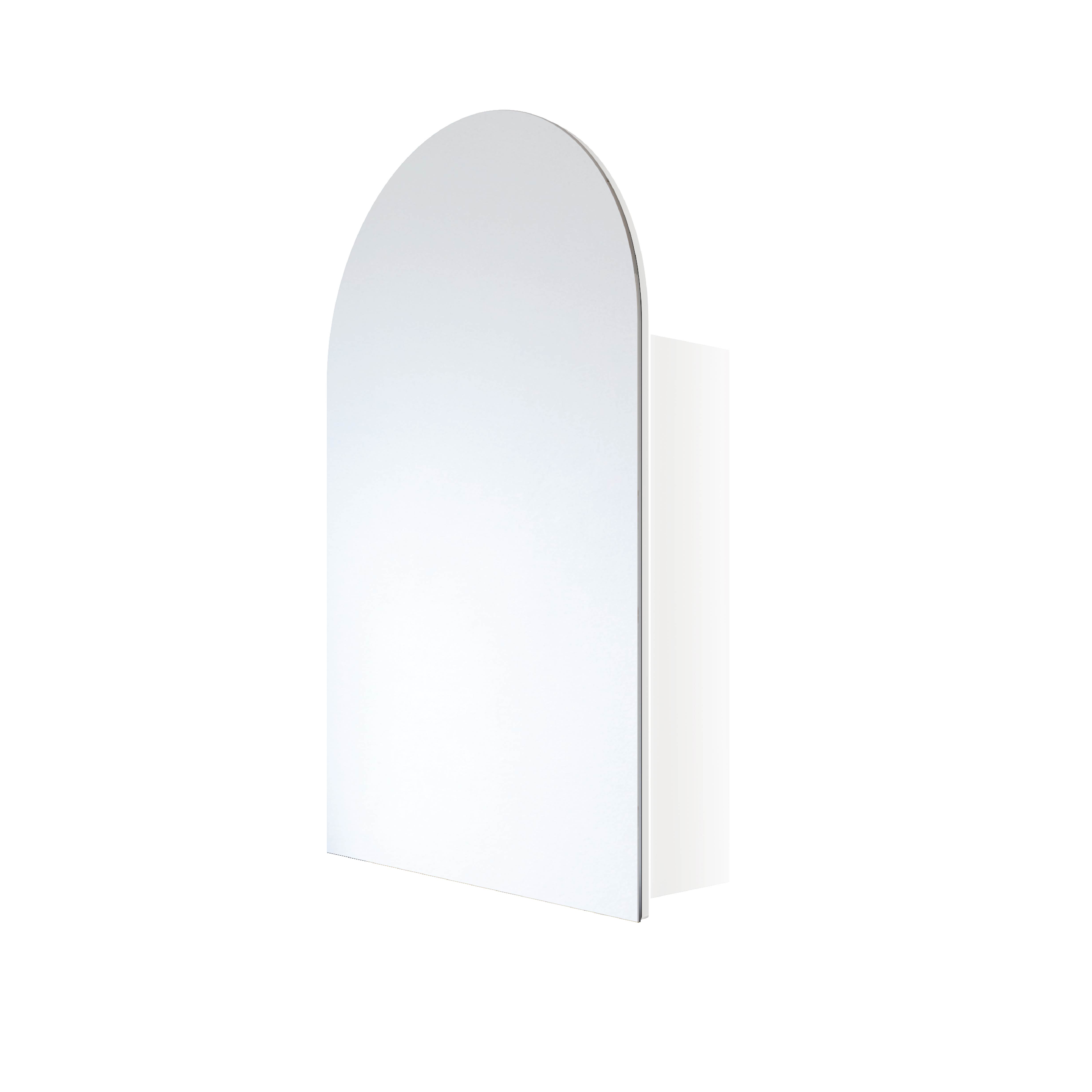 VC5080W Arch White Mirror Cabinet