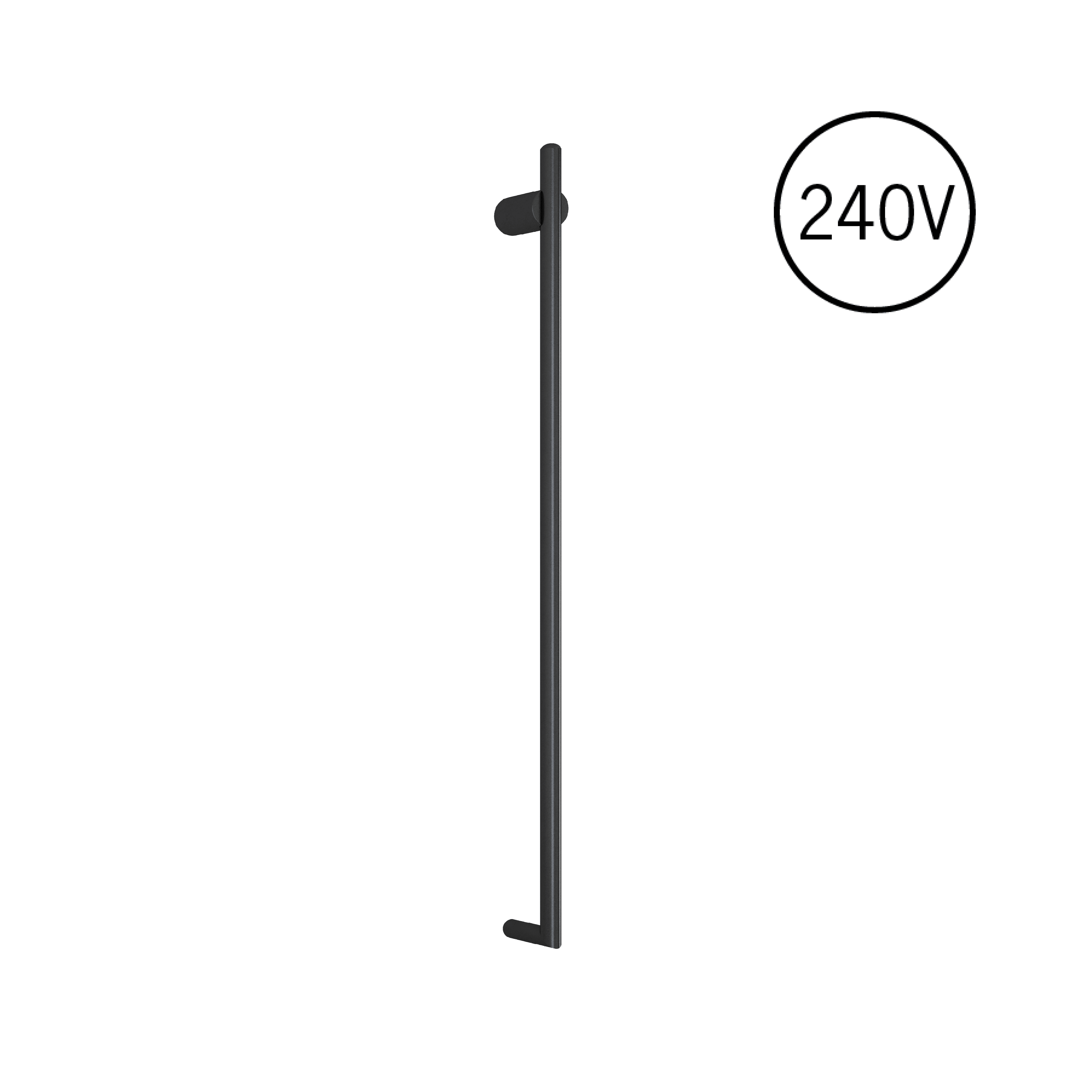 VTH900 Polished Stainless Vertical Heated Towel Rail