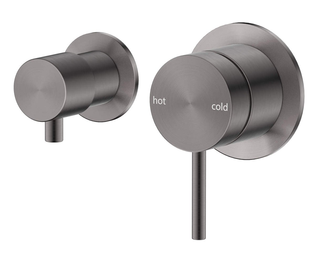 Mica Shower Mixer Diverter – Sideways – TRIM KIT ONLY