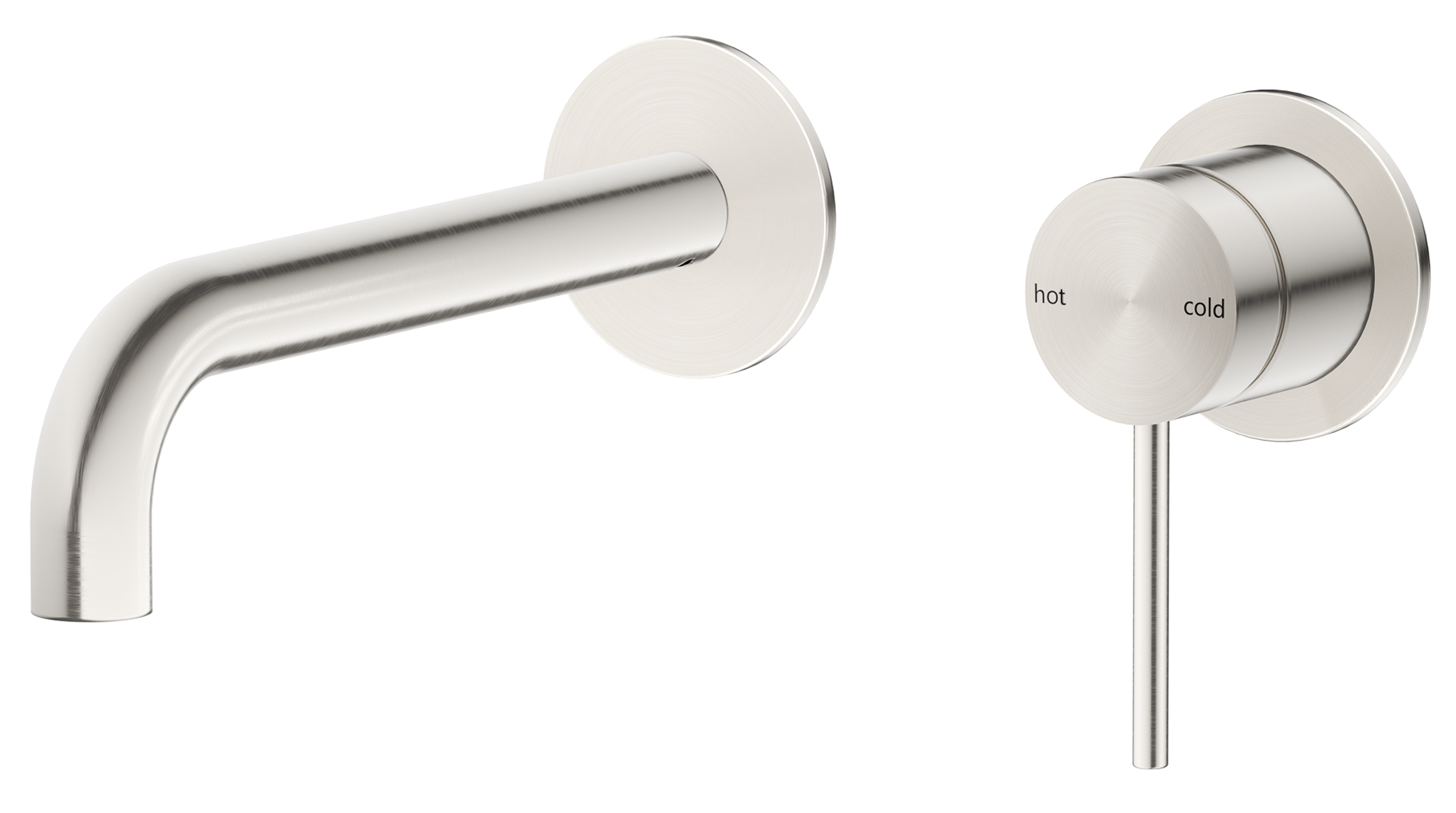 Mica Wall-Spout Combo – Curved Spout – 2P – TRIM KIT ONLY