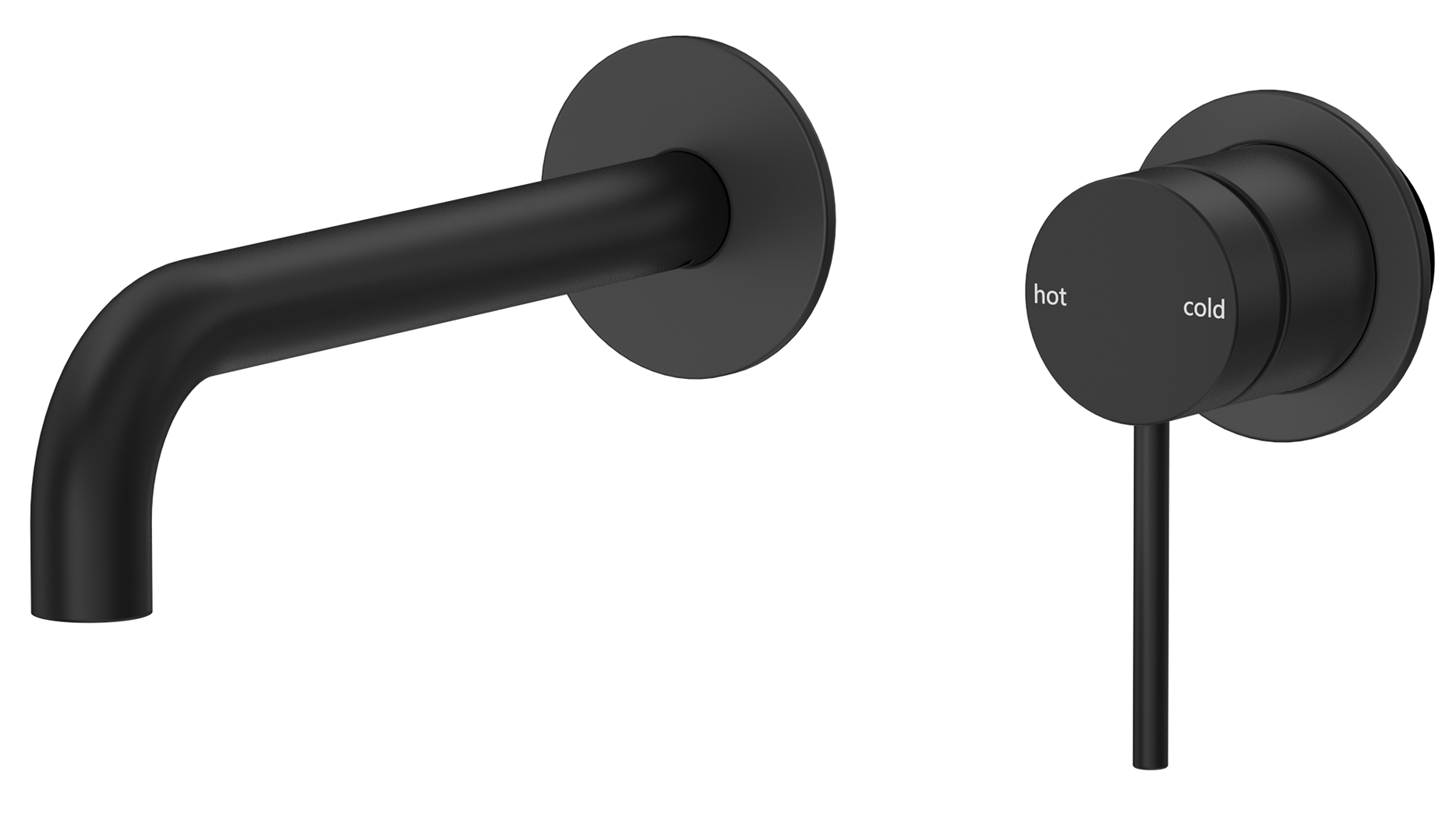 Mica Wall-Spout Combo – Curved Spout – 2P – TRIM KIT ONLY