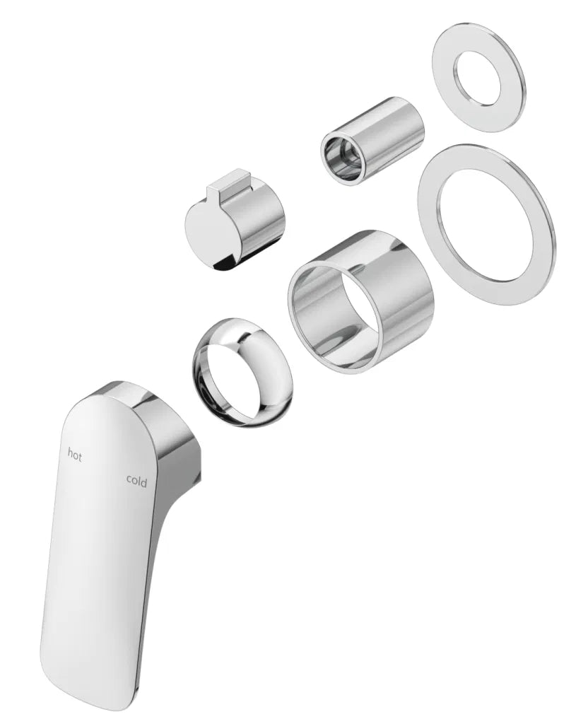 Kaza Shower Mixer Diverter – 2P – TRIM KIT ONLY - Chrome