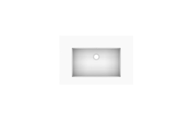 Glacier Cast Marble Moulded Top 750, Full Depth