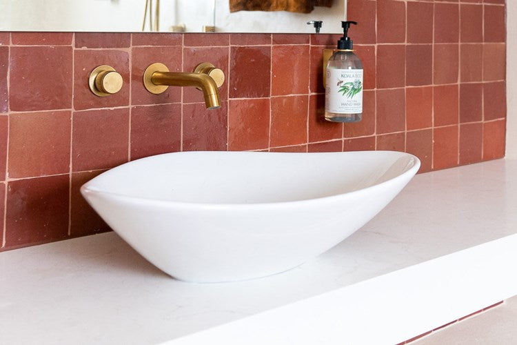 Soul Groove Wall Top Assembly (pr) Brushed Brass