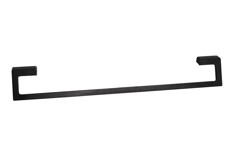 Time Square Single Towel Rail 600mm Matte Black