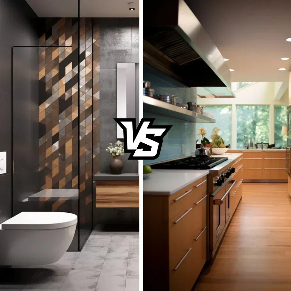 Bathroom vs. Kitchen Renovations: Key Differences and What to Expect