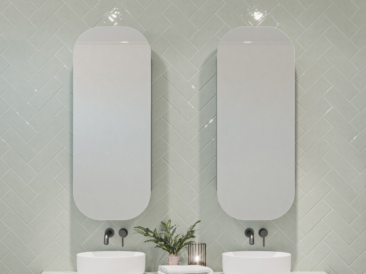 Jazz Arch Shaving Cabinet 1500