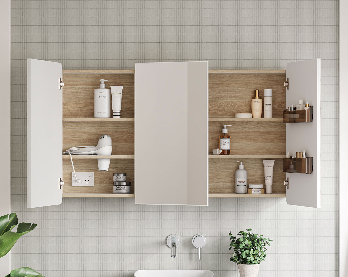Sutherland House Collection Shaving Cabinet 1200