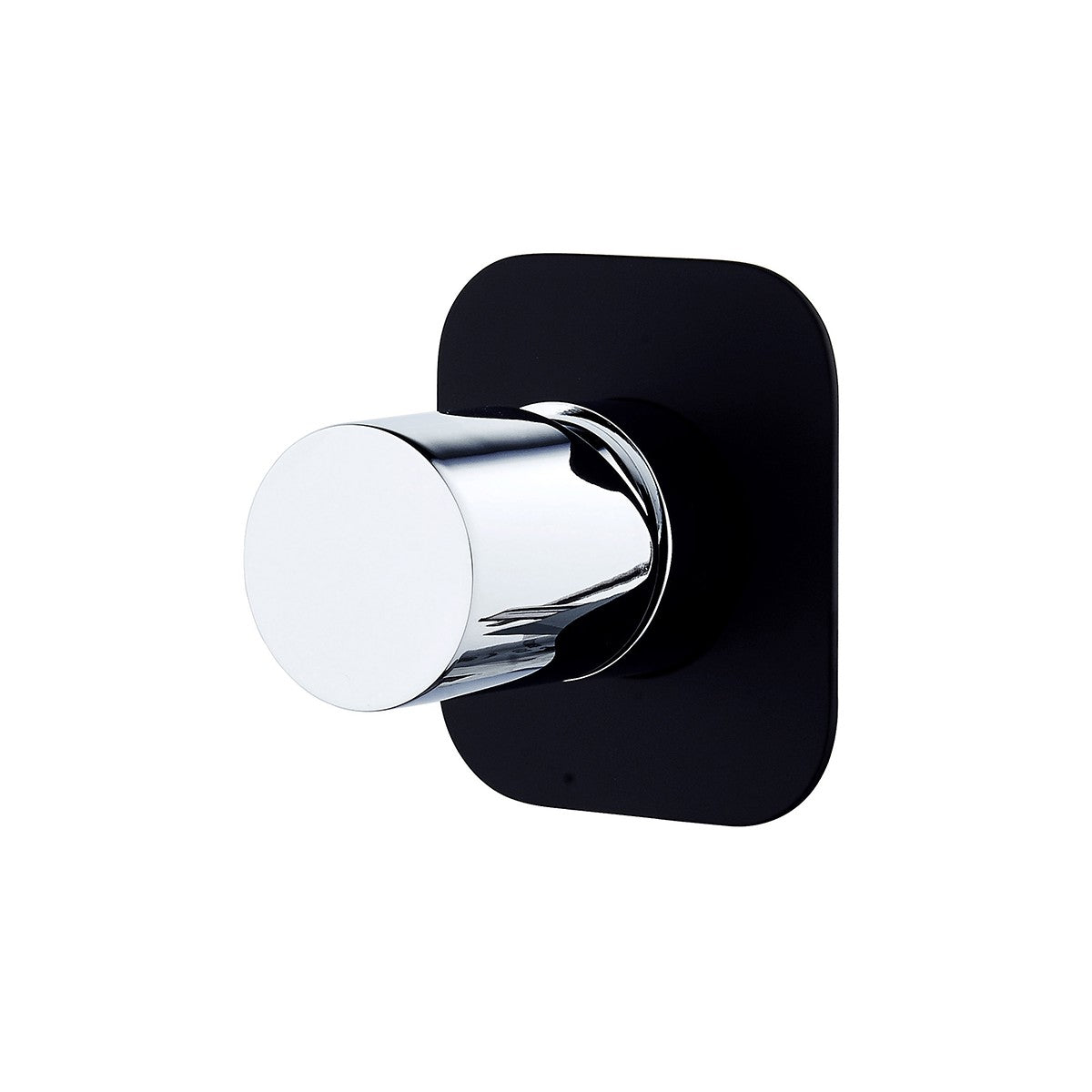 Shower / Bath Mixer - 'Zenon' - Black and Chrome