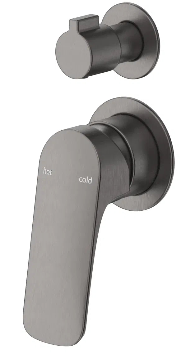 Kaza Shower Mixer Diverter – 2P – TRIM KIT ONLY - Chrome