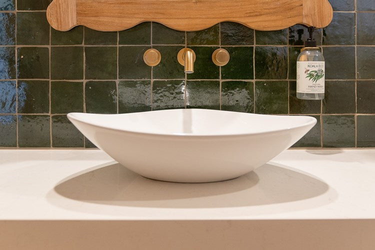 Soul Groove Wall Top Assembly (pr) Brushed Brass