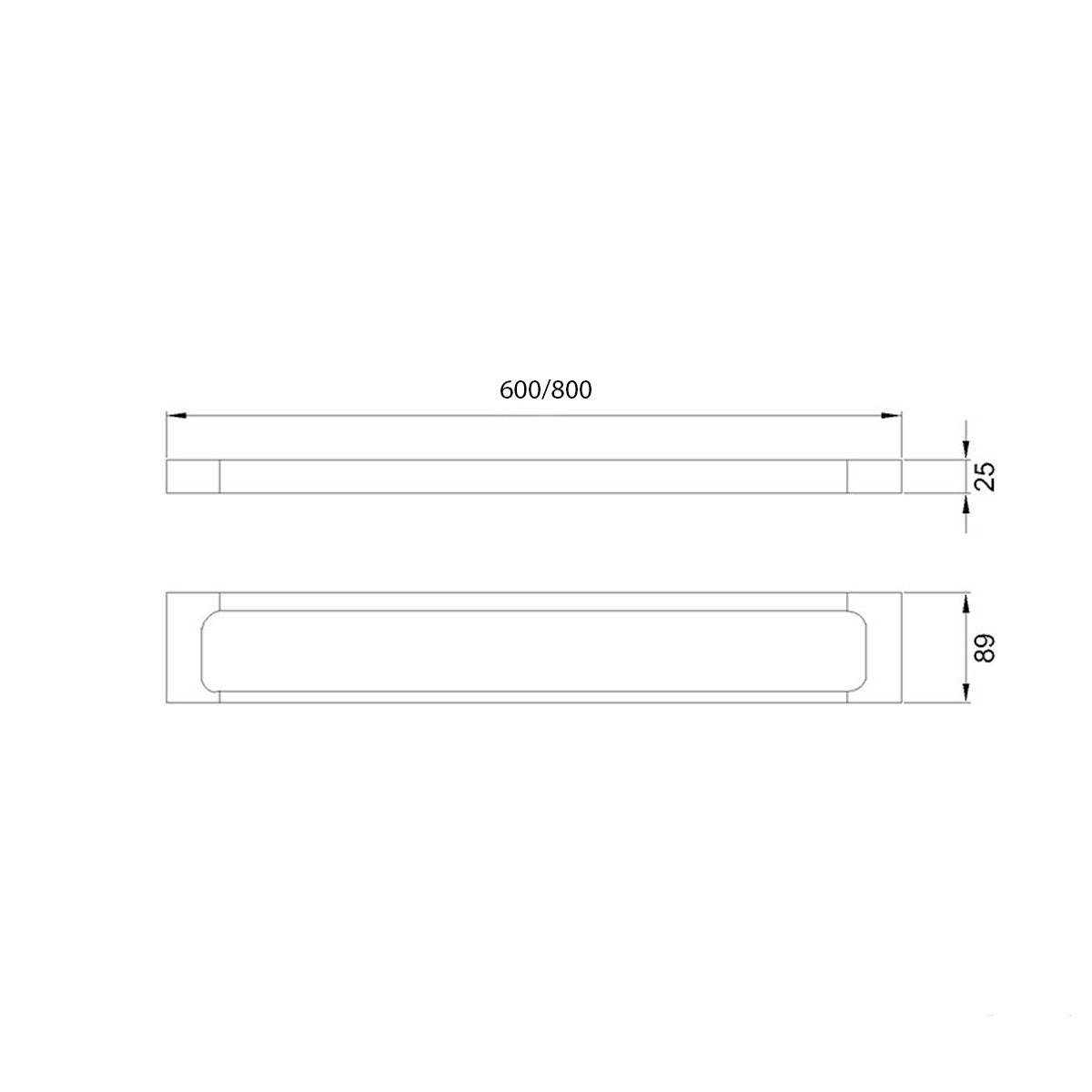 Seto Single Towel Rail