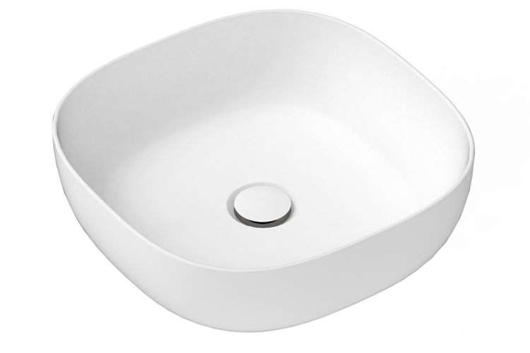 Glam Square Gloss White