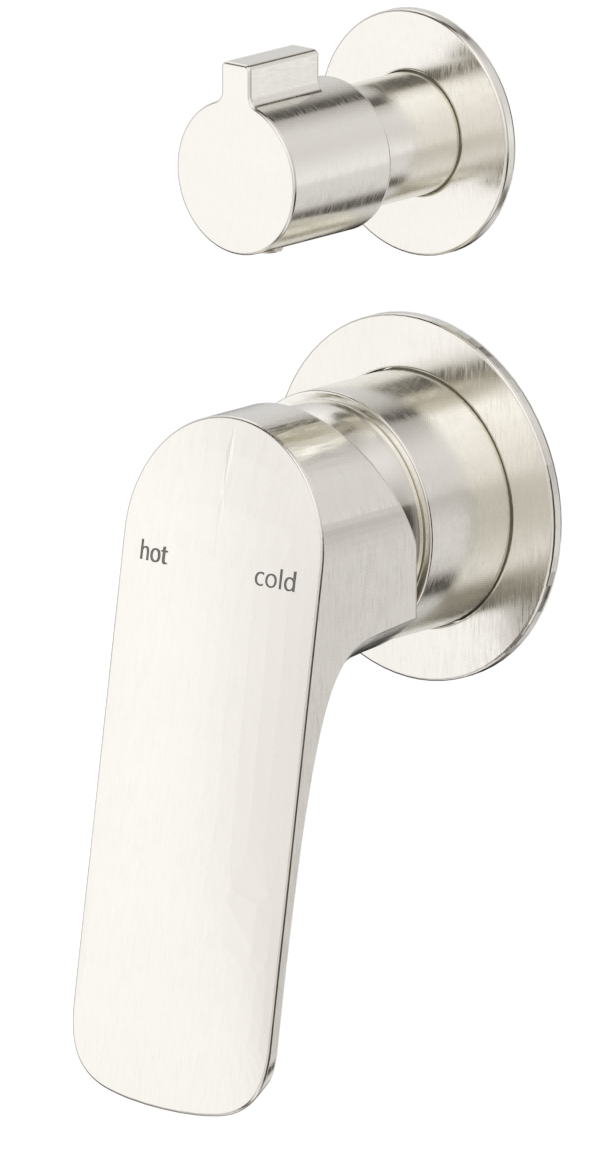 Kaza Shower Mixer Diverter – 2P – TRIM KIT ONLY - Chrome