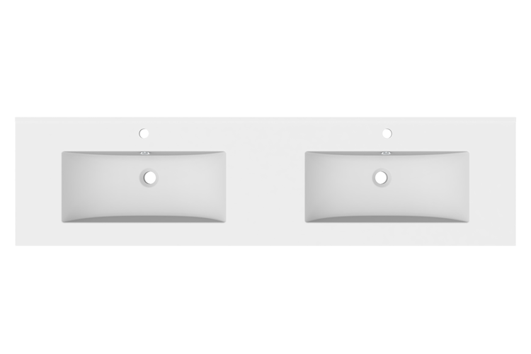 Glacier Ceramic Moulded Top 1800, Full Depth
