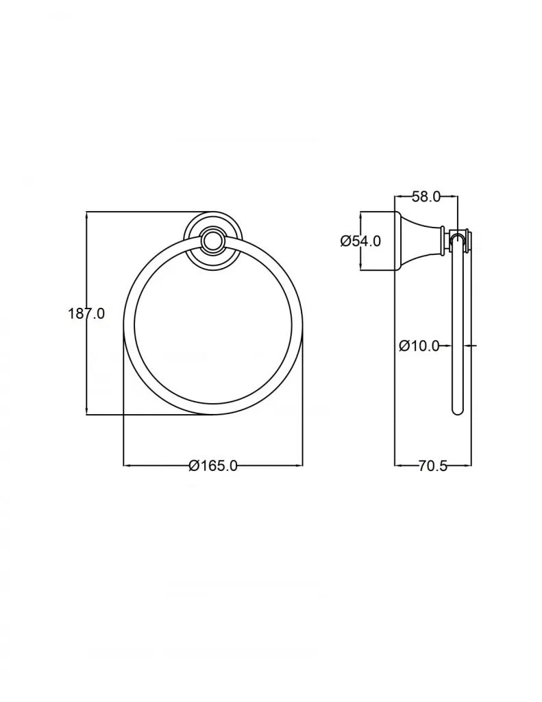 Clasico Towel Ring