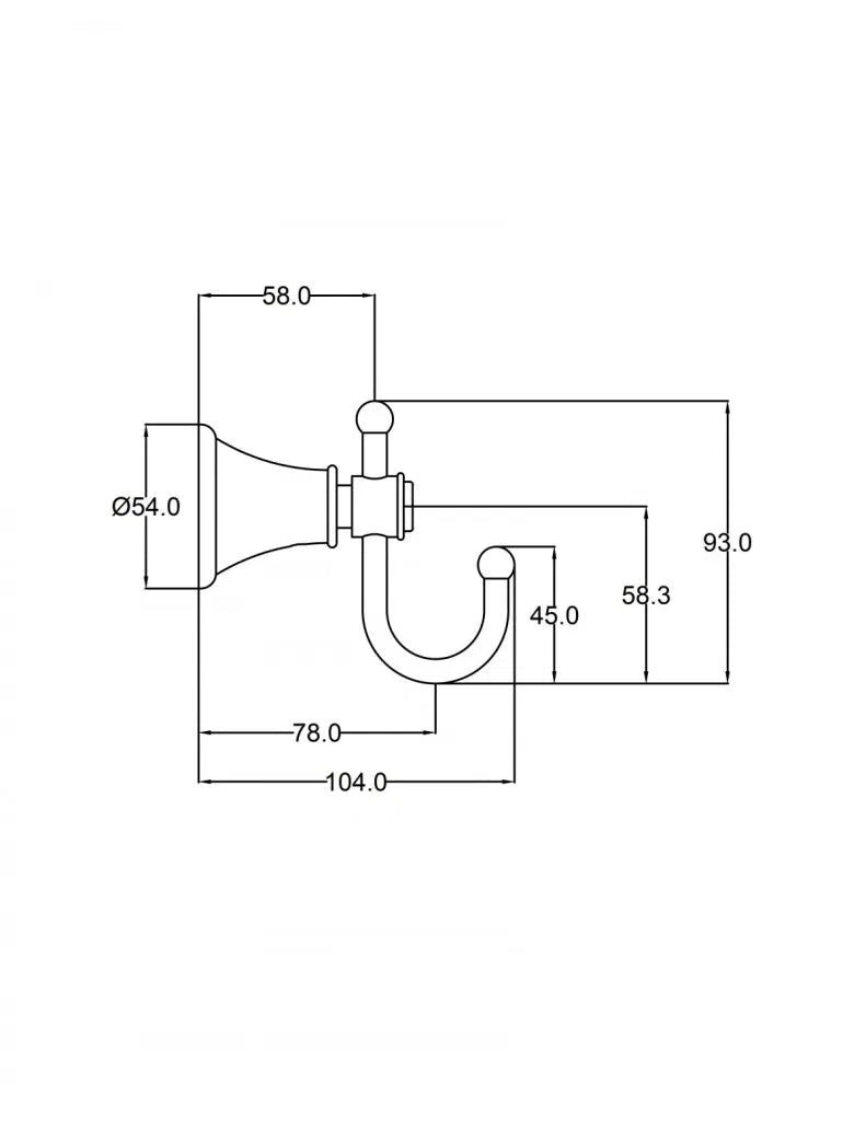 Clasico Robe Hook