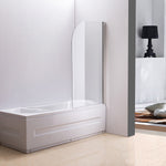 Fully Frameless - Over Bath - Every Day Single Swinging Bath Screen - 750mm