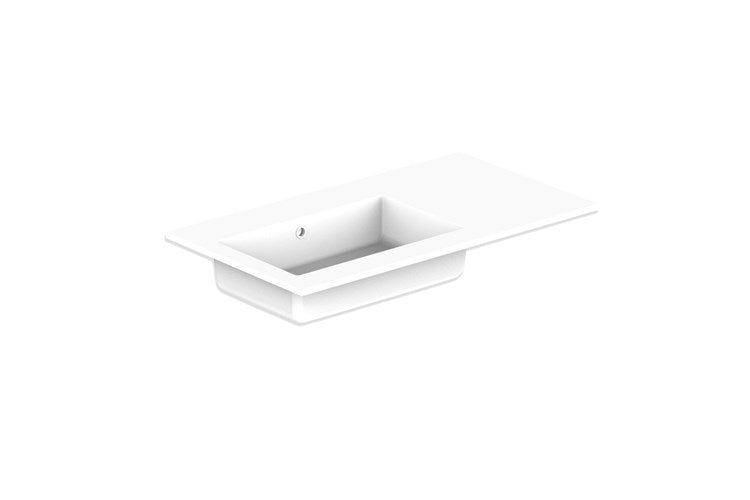 Glacier Cast Marble Moulded Top 900, Full Depth