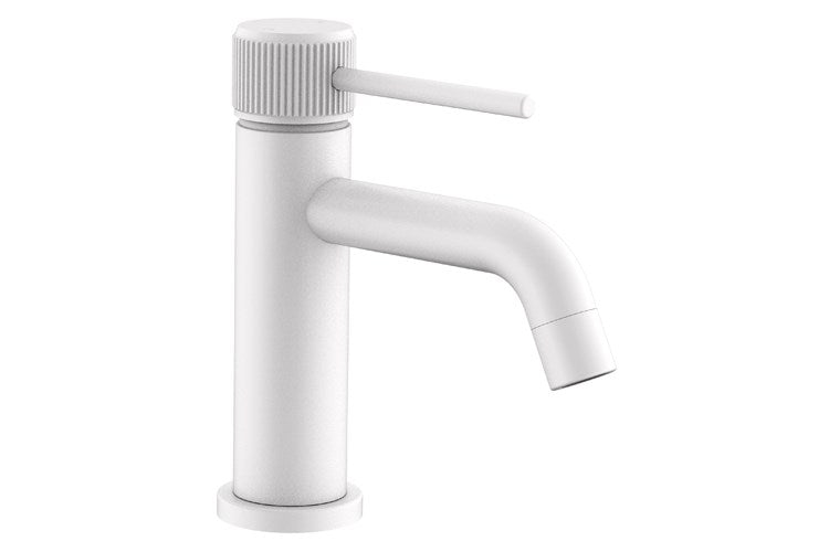 Soul Groove Basin Mixer Matte White