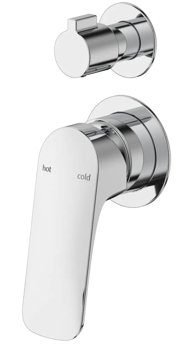 Kaza Shower Mixer Diverter – 2P – TRIM KIT ONLY - Chrome