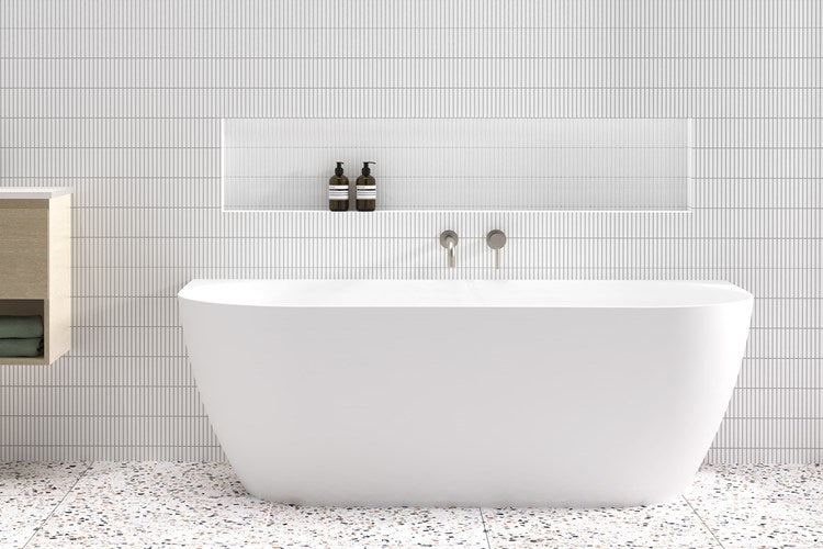 Glacier Back-To-Wall Bath 1700mm