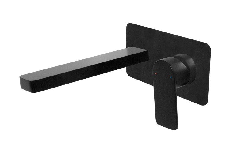 Cosmopolitan Wall Basin Set Matte Black