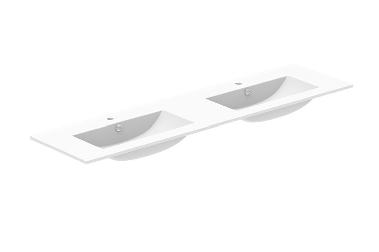 Glacier Cast Marble Moulded Top 600, Full Depth