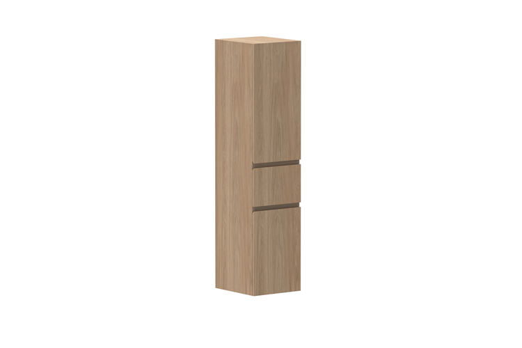 Glacier Door & Drawer Tallboy, Wall Hung