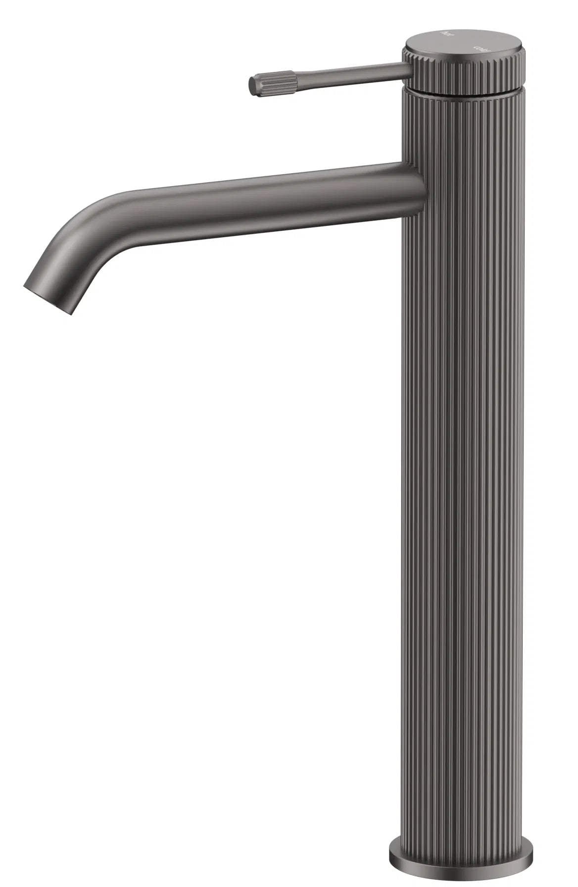 Mica Fluted Tall Basin Mixer - Black