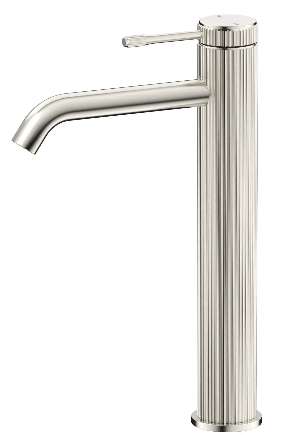 Mica Fluted Tall Basin Mixer - Black
