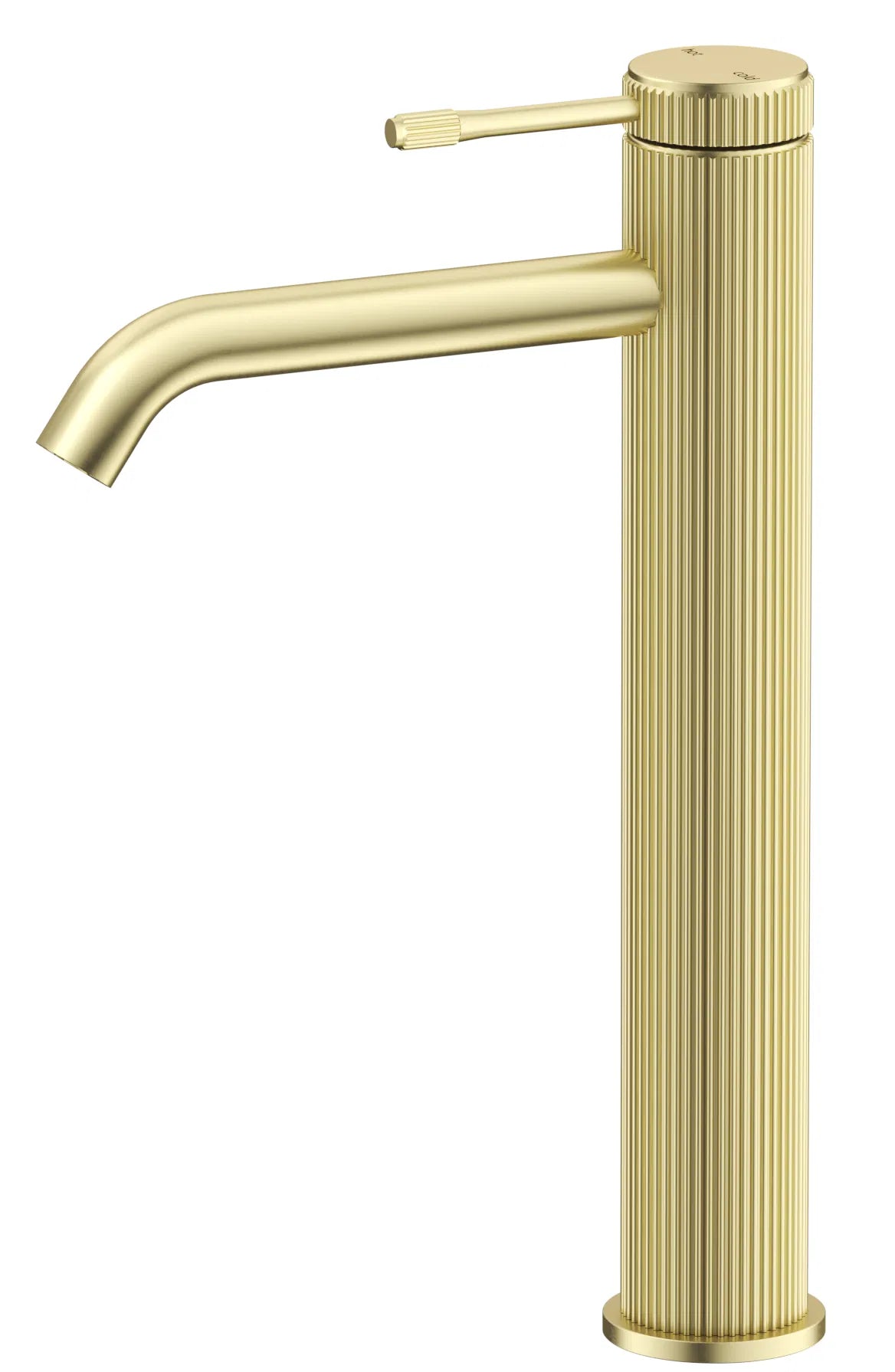 Mica Fluted Tall Basin Mixer - Black