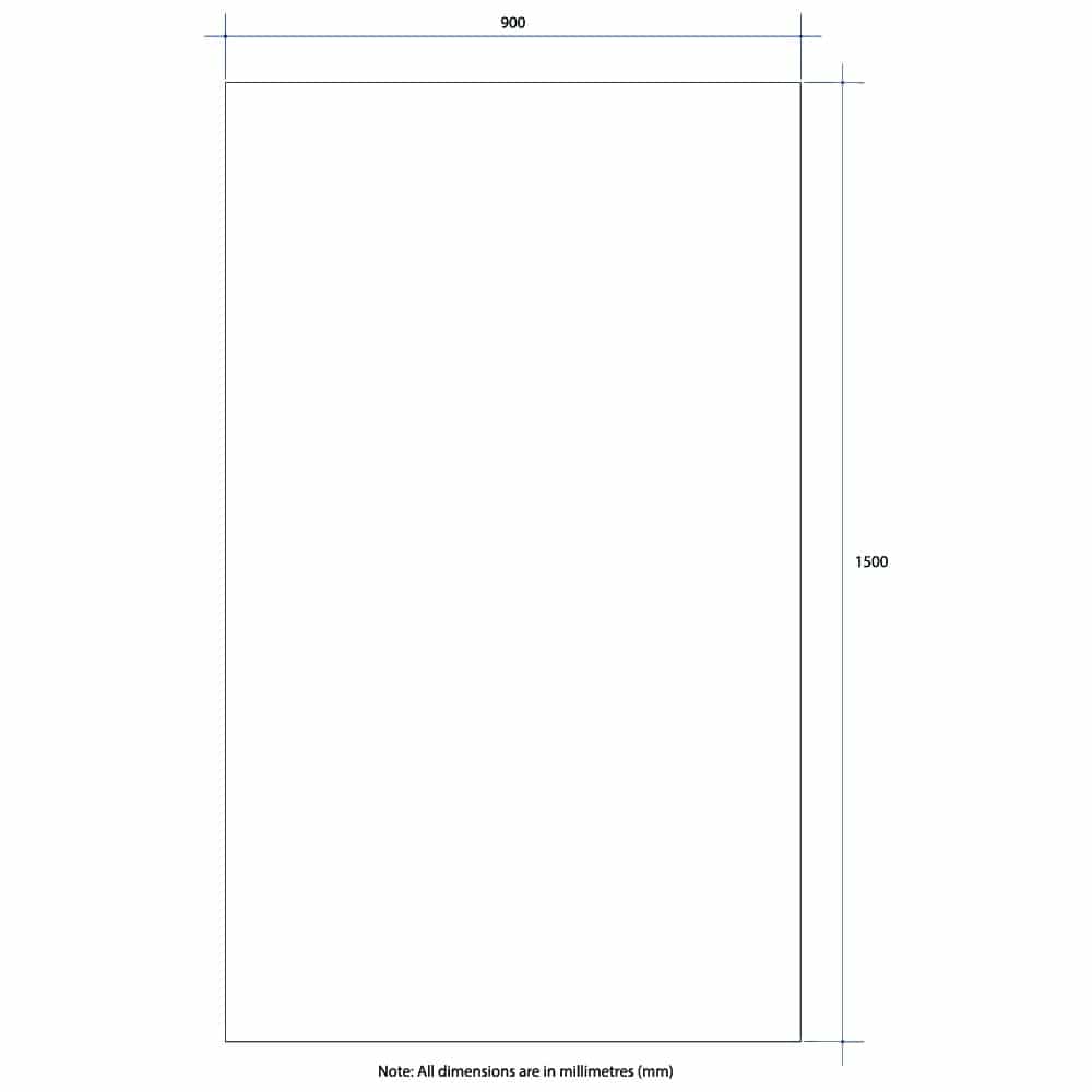 JS1590GTD Rectangle Polished Edge Mirror with Demister