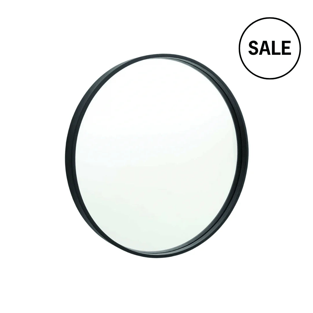 BMR60BF Round Black Frame Mirror
